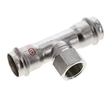 Tee Press Fitting - 28mm & Rp 3/4'' Persmof - RVS