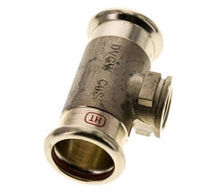 Tee Press Fitting - 35mm & Rp 1/2'' Persmof - RVS