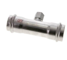 Tee Press Fitting - 42mm & Rp 1/2'' Persmof - RVS