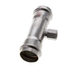 Tee Press Fitting - 42mm & Rp 1/2'' Persmof - RVS