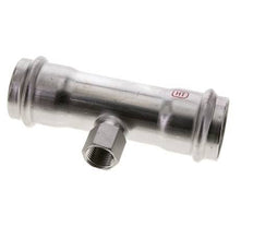 Tee Press Fitting - 42mm & Rp 1/2'' Persmof - RVS