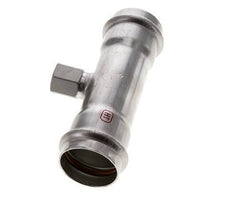 Tee Press Fitting - 42mm & Rp 1/2'' Persmof - RVS