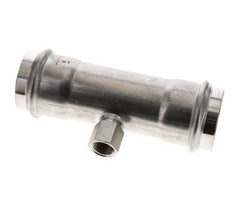 Tee Press Fitting - 54mm & Rp 1/2'' Persmof - RVS