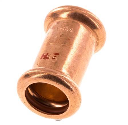 Perskoppeling - 15mm Persmof - Koperlegering
