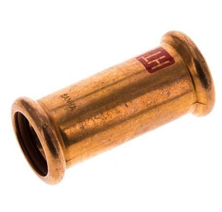 Perskoppeling - 22mm Persmof - Koperlegering Lang