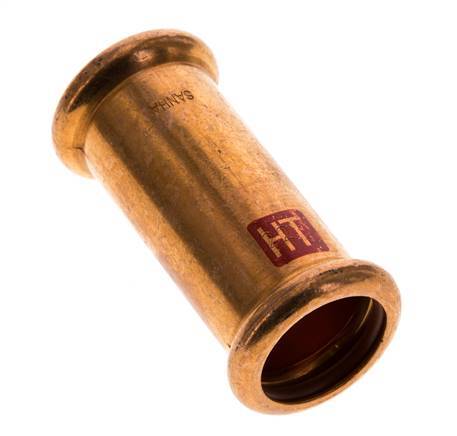 Perskoppeling - 22mm Persmof - Koperlegering Lang