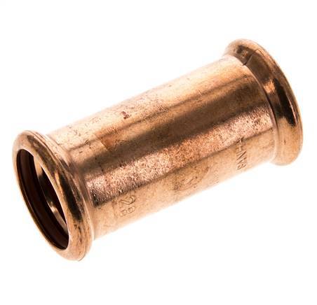 Perskoppeling - 28mm Persmof - Koperlegering Lang