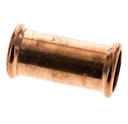 Perskoppeling - 28mm Persmof - Koperlegering Lang