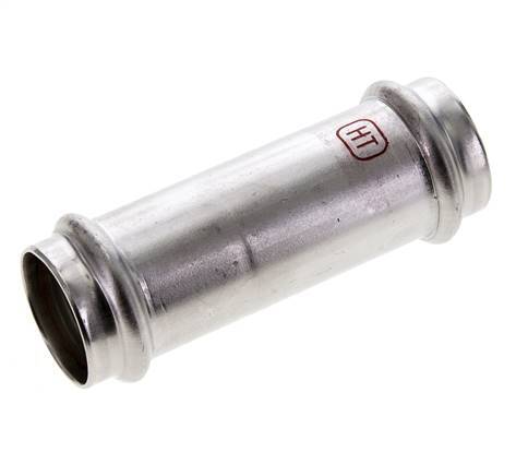 Perskoppeling - 28mm Persmof - RVS Lang