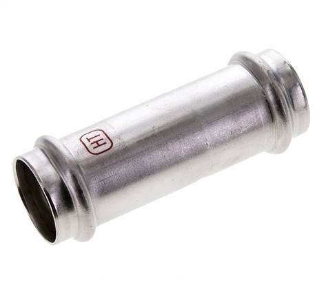 Perskoppeling - 28mm Persmof - RVS Lang