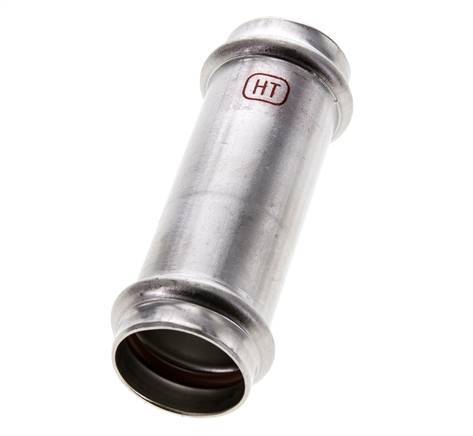 Perskoppeling - 28mm Persmof - RVS Lang