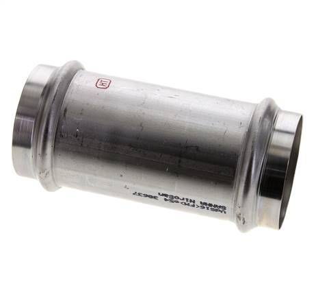 Perskoppeling - 54mm Persmof - RVS Lang