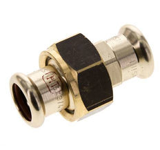 Perskoppeling wartelmoer - 15mm Persmof - Koperlegering Vlakke Afdichting