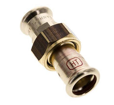 Perskoppeling wartelmoer - 18mm Persmof - Koperlegering Vlakke Afdichting