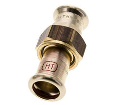 Perskoppeling wartelmoer - 18mm Persmof - Koperlegering Vlakke Afdichting