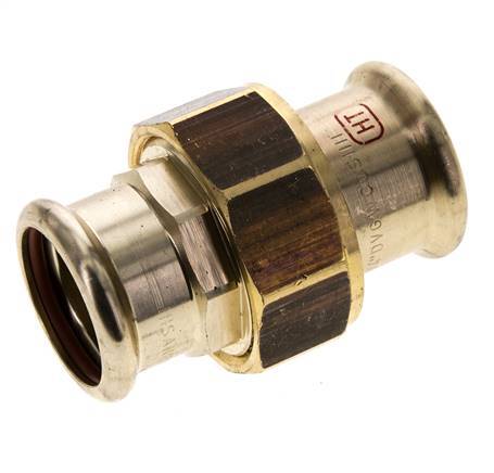 Perskoppeling wartelmoer - 28mm Persmof - Koperlegering Vlakke Afdichting