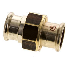 Perskoppeling wartelmoer - 28mm Persmof - Koperlegering Vlakke Afdichting