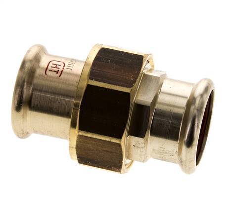 Perskoppeling wartelmoer - 28mm Persmof - Koperlegering Vlakke Afdichting