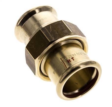 Perskoppeling wartelmoer - 35mm Persmof - Koperlegering Vlakke Afdichting