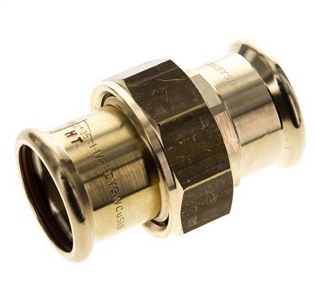 Perskoppeling wartelmoer - 35mm Persmof - Koperlegering Vlakke Afdichting