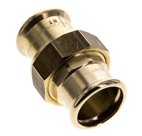 Perskoppeling wartelmoer - 35mm Persmof - Koperlegering Vlakke Afdichting