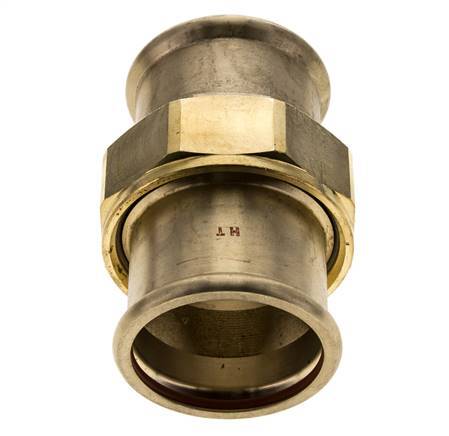 Perskoppeling wartelmoer - 54mm Persmof - Koperlegering Vlakke Afdichting