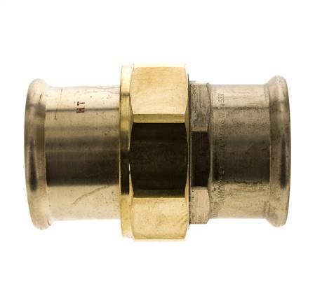 Perskoppeling wartelmoer - 54mm Persmof - Koperlegering Vlakke Afdichting