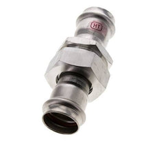 Perskoppeling wartelmoer - 28mm Persmof - RVS Vlakke Afdichting