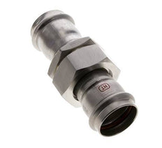 Perskoppeling wartelmoer - 35mm Persmof - RVS Vlakke Afdichting