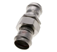 Perskoppeling wartelmoer - 35mm Persmof - RVS Vlakke Afdichting