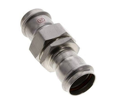 Perskoppeling wartelmoer - 35mm Persmof - RVS Vlakke Afdichting