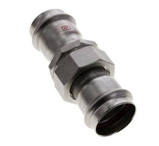 Perskoppeling wartelmoer - 42mm Persmof - RVS Vlakke Afdichting