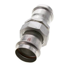 Perskoppeling wartelmoer - 54mm Persmof - RVS Vlakke Afdichting