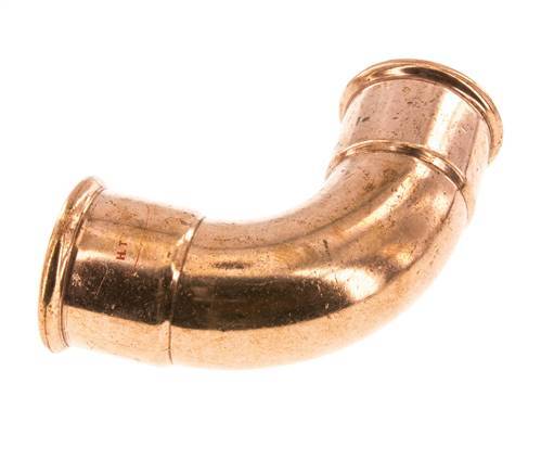 90deg Elbow Press Fitting - 54mm Female - Copper alloy