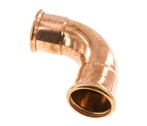 90deg Elbow Press Fitting - 54mm Female - Copper alloy