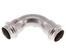 90deg Elbow Press Fitting - 22mm Female - Stainless Steel
