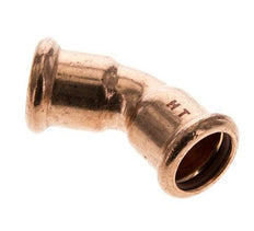 45deg Elbow Press Fitting - 18mm Female - Copper alloy