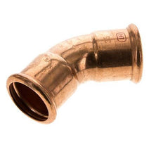 45deg Elbow Press Fitting - 35mm Female - Copper alloy