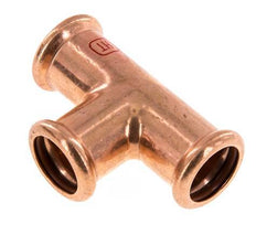 Tee Press Fitting - 22mm Female - Copper alloy