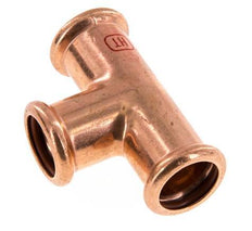 Tee Press Fitting - 22mm Female - Copper alloy