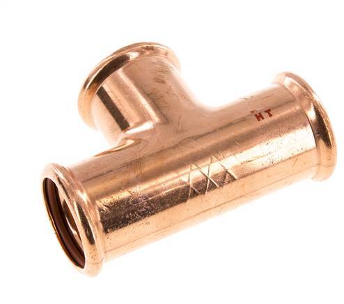 Tee Press Fitting - 35mm Female - Copper alloy