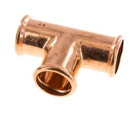 Tee Press Fitting - 35mm Female - Copper alloy