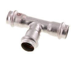 Tee Press Fitting - 22mm Female - Stainless Steel