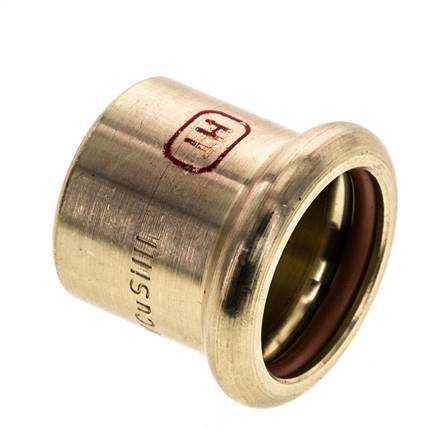 End Cap - 22mm Persmof - Koperlegering