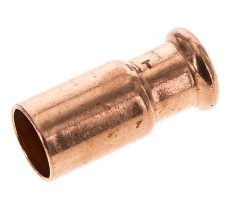 Press Fitting - 15mm Female & 22mm Male - Copper alloy
