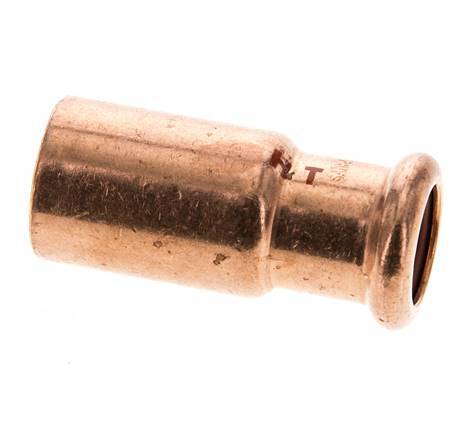 Press Fitting - 15mm Female & 22mm Male - Copper alloy