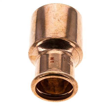 Perskoppeling - 35mm Persmof & 54mm Buiseinde - Koperlegering