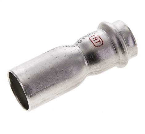 Perskoppeling - 22mm Persmof & 28mm Buiseinde - RVS