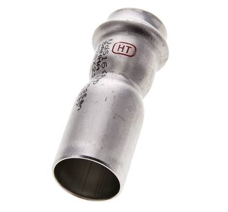 Perskoppeling - 22mm Persmof & 28mm Buiseinde - RVS