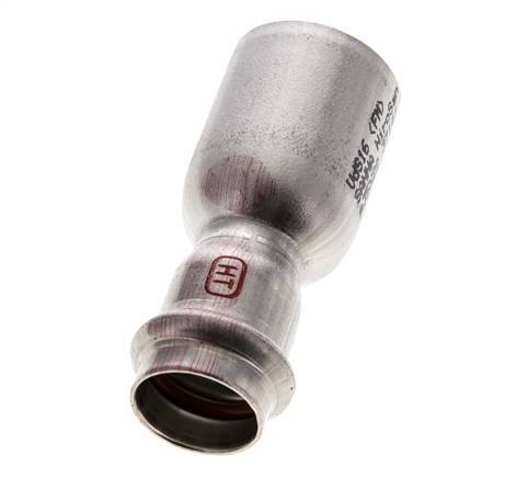 Perskoppeling - 22mm Persmof & 35mm Buiseinde - RVS